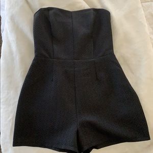Black Strapless EXPRESS Romper